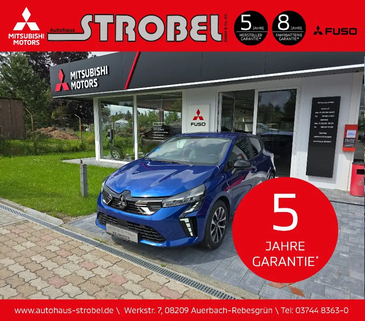 Mitsubishi Colt PLUS 1.0 T *RÜCKFAHRKAMERA*SITZHEIZUNG* Blau - 1