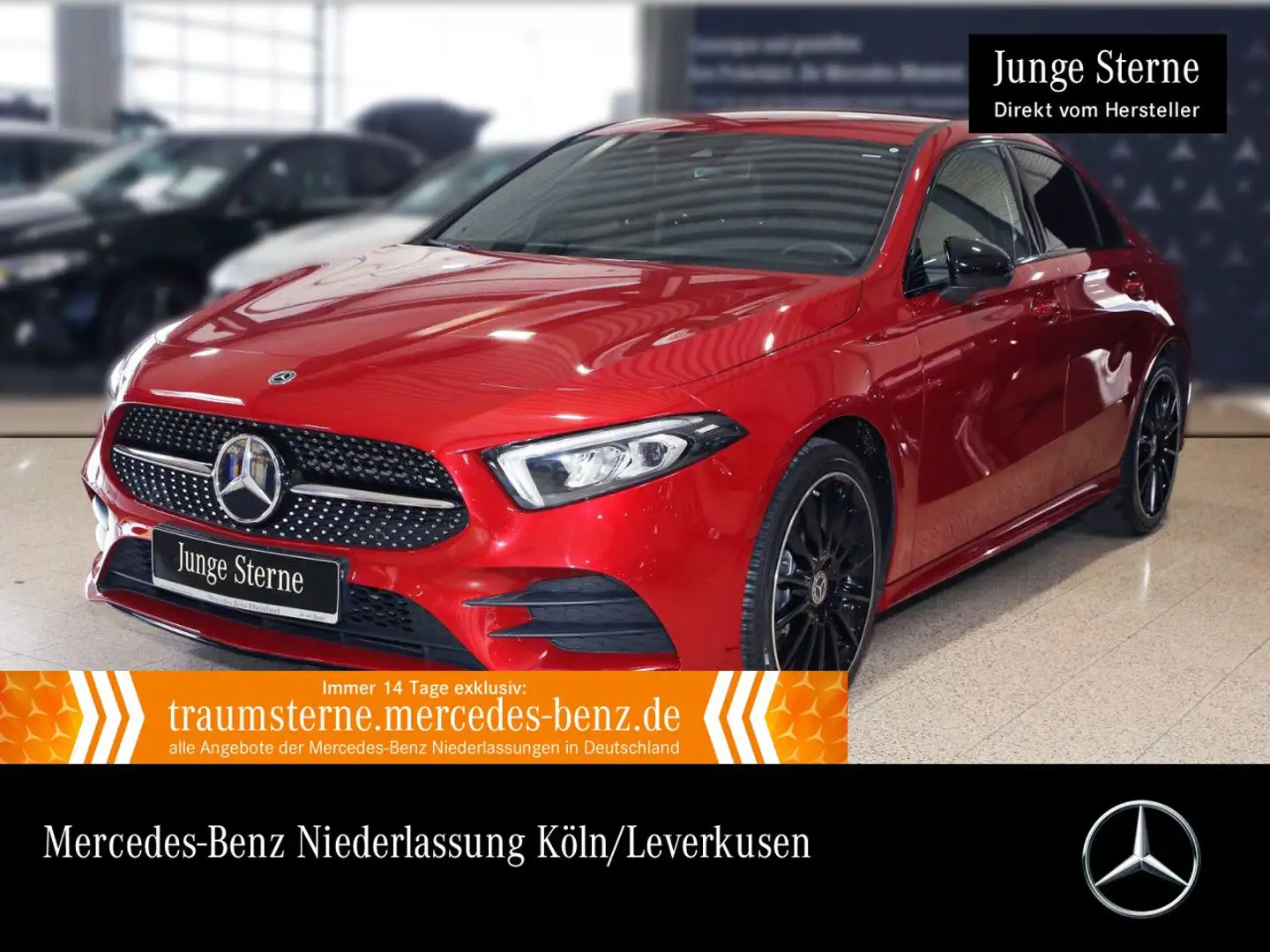 Mercedes-Benz A 250 e Lim AMG+NIGHT+LED+KAMERA+19"+8G Rot - 1