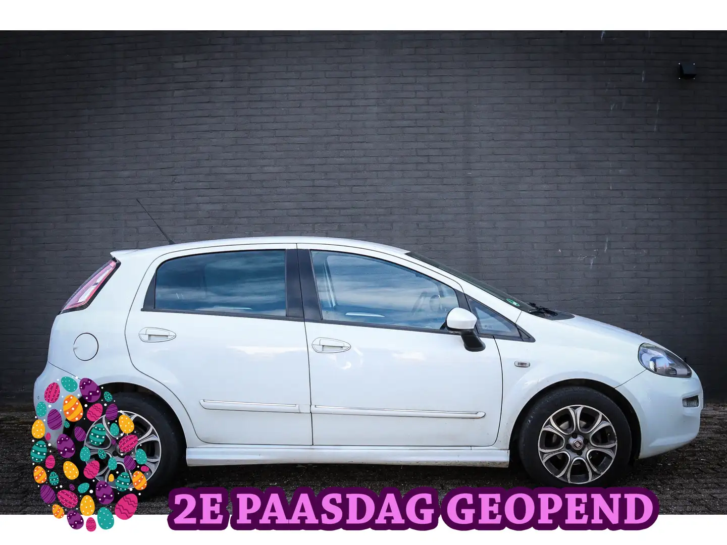 Fiat Punto Evo 0.9 TwinAir Lounge Paasprijs 4.950,- Blanco - 1