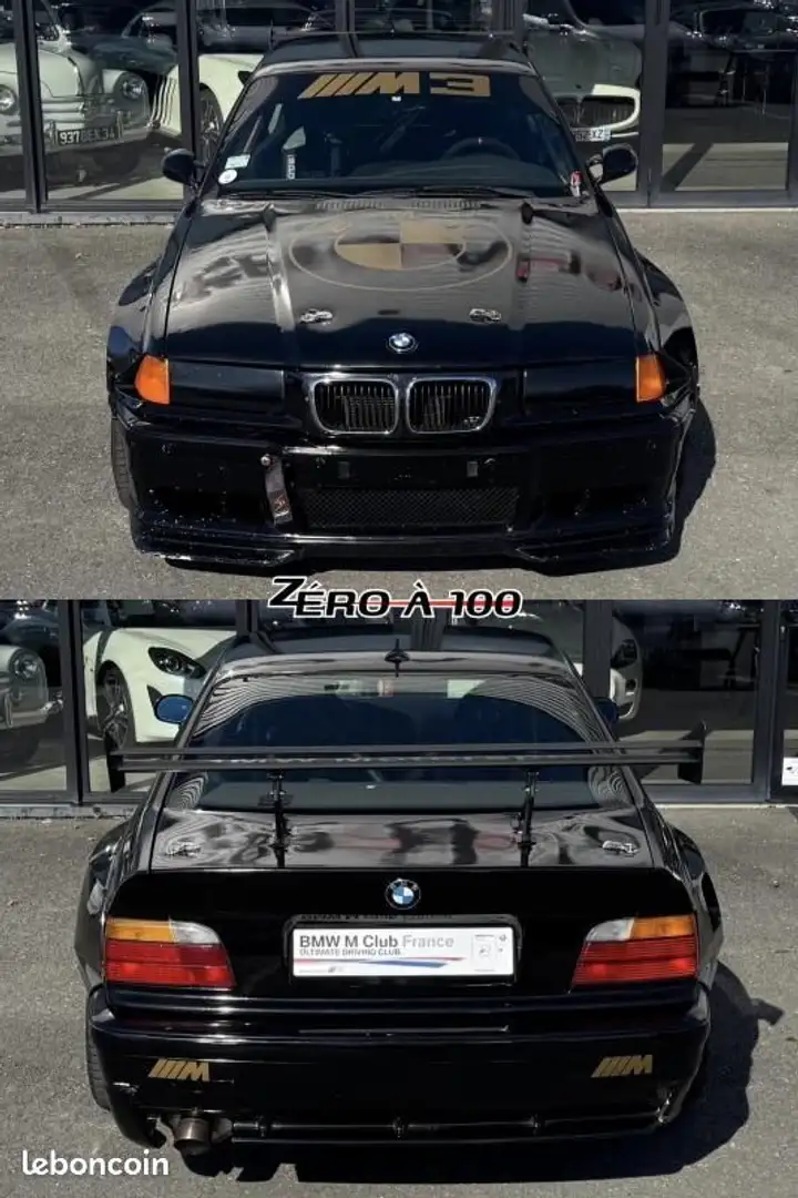 BMW M3 Série 3 3.2 i E36 Coupe GROUPE A DELAGE 321cv Schwarz - 2