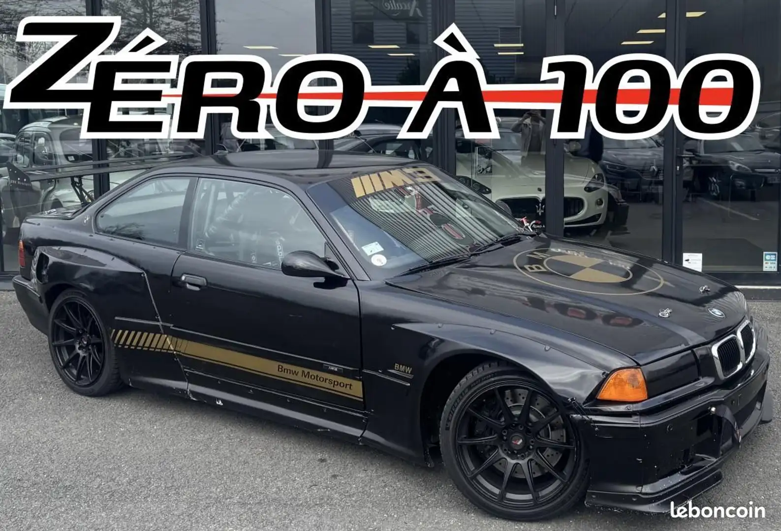 BMW M3 Série 3 3.2 i E36 Coupe GROUPE A DELAGE 321cv Schwarz - 1