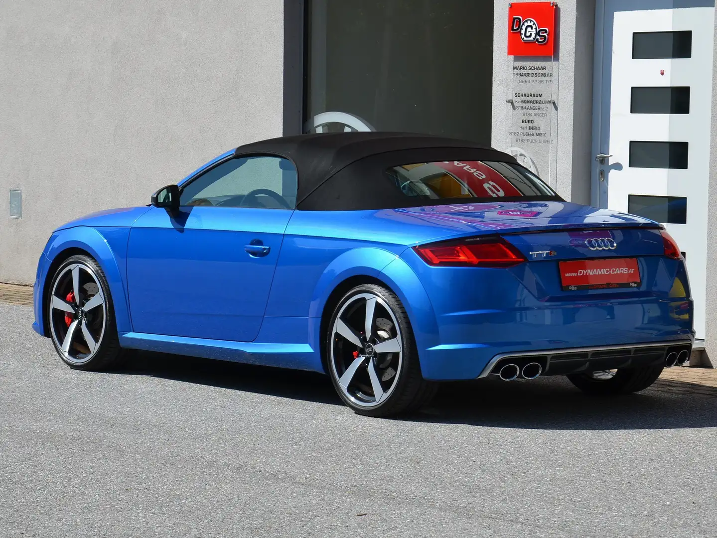Audi TTS Roadster S-tronic, TOP Ausst., ohne OPF! Синий - 2