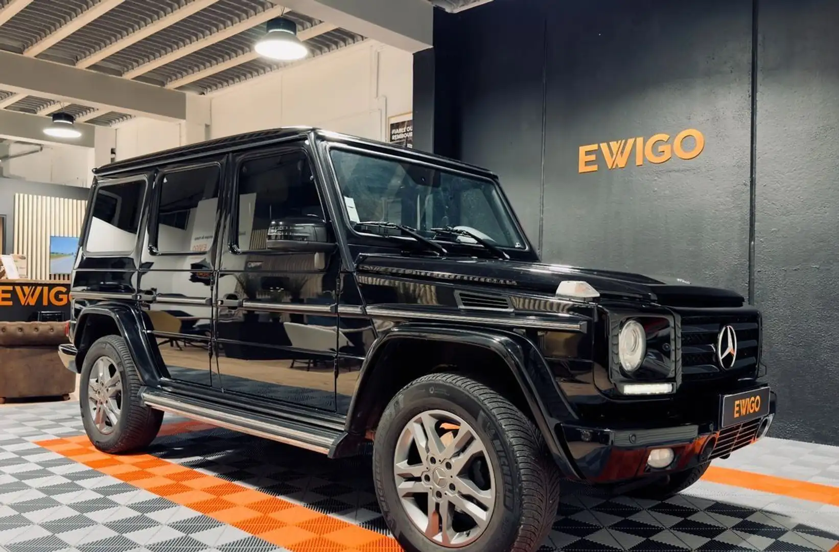 Mercedes-Benz G 3.0 350 bluetec long 4matic 7g-tronic bva-version 2013-cuir-vitres teintees-clim- km garantie Schwarz - 1