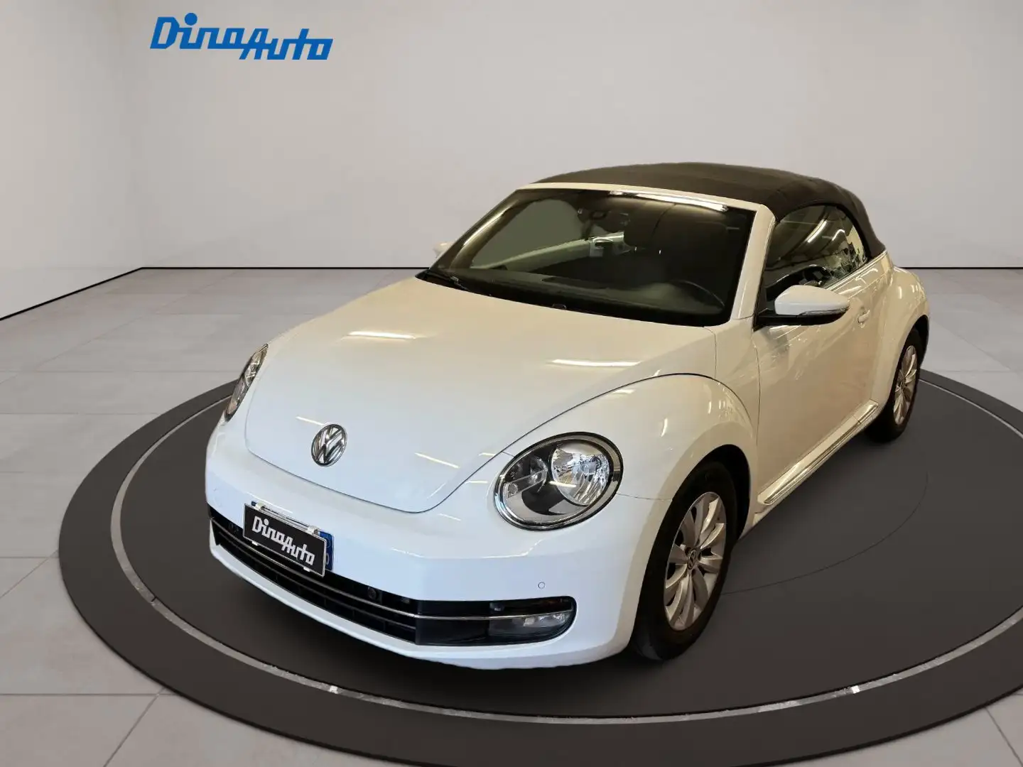 Volkswagen Maggiolino Maggiolino Cabrio 2.0 tdi bm Design 110cv Білий - 1