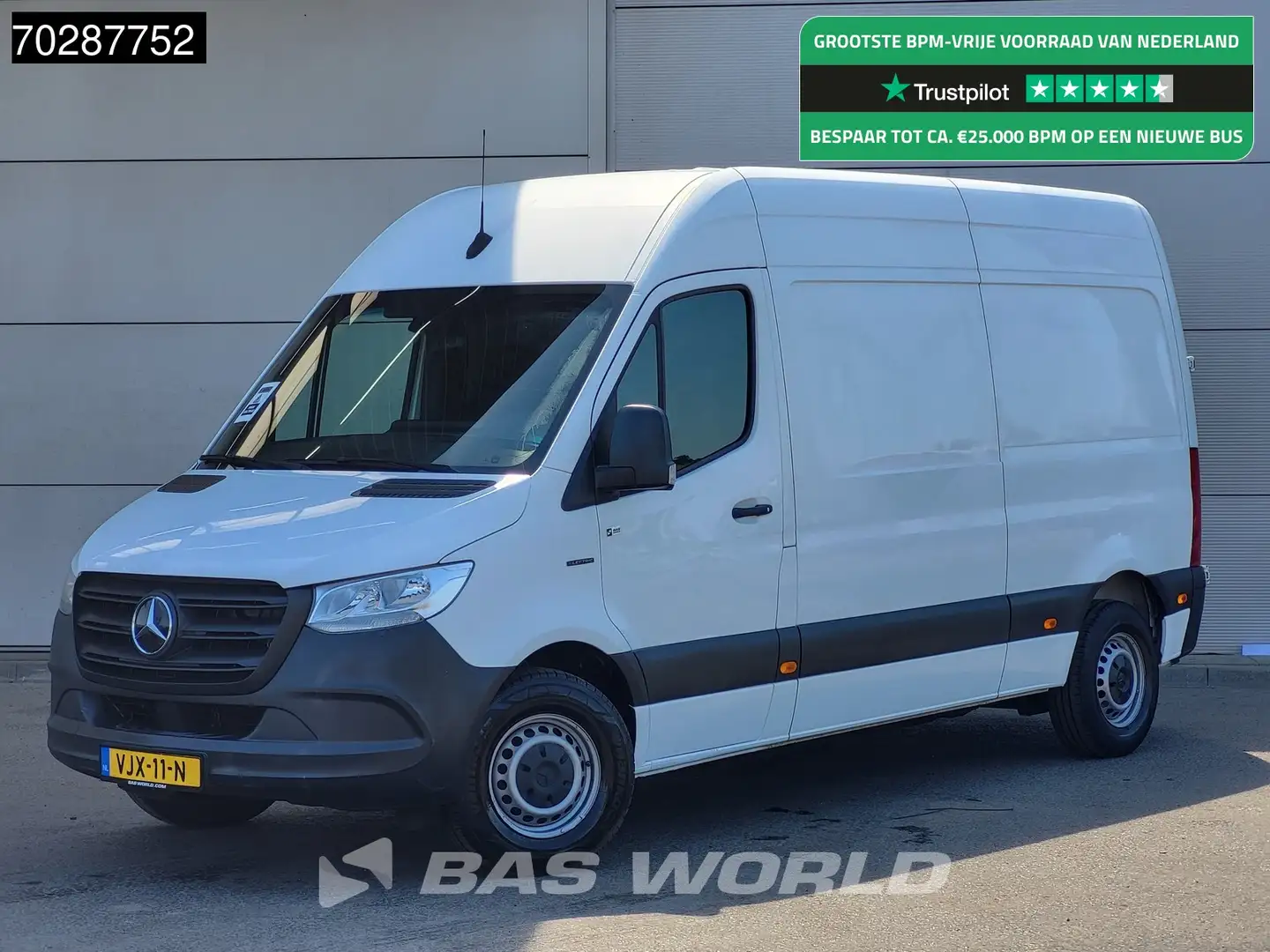 Mercedes-Benz Sprinter Elektrisch WLTP 135km 41kWh Airco APK 04-2027 12m3 Wit - 1