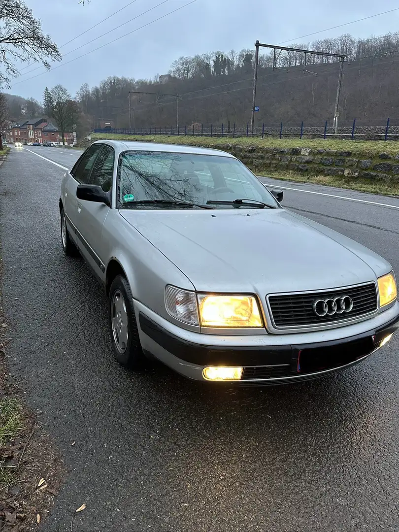 Audi 100 Zilver - 1