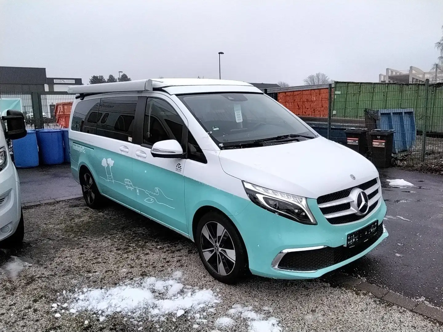Mercedes-Benz V 220 Marco Polo 220d *AHK *Aufst.D *AUT *Standhzg. *Nav Blanc - 2