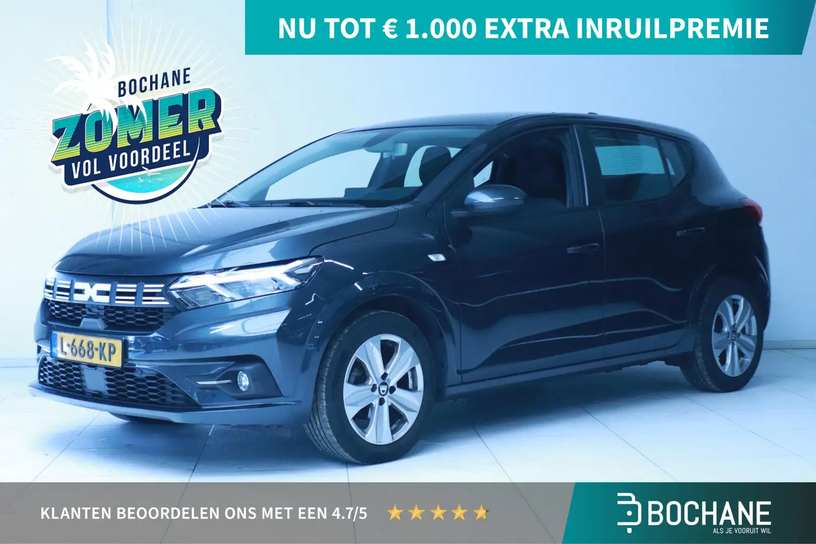 Dacia Sandero 1.0 TCe 100 Bi-Fuel Essential Clima/Navi/Camera/Tr Grijs - 1