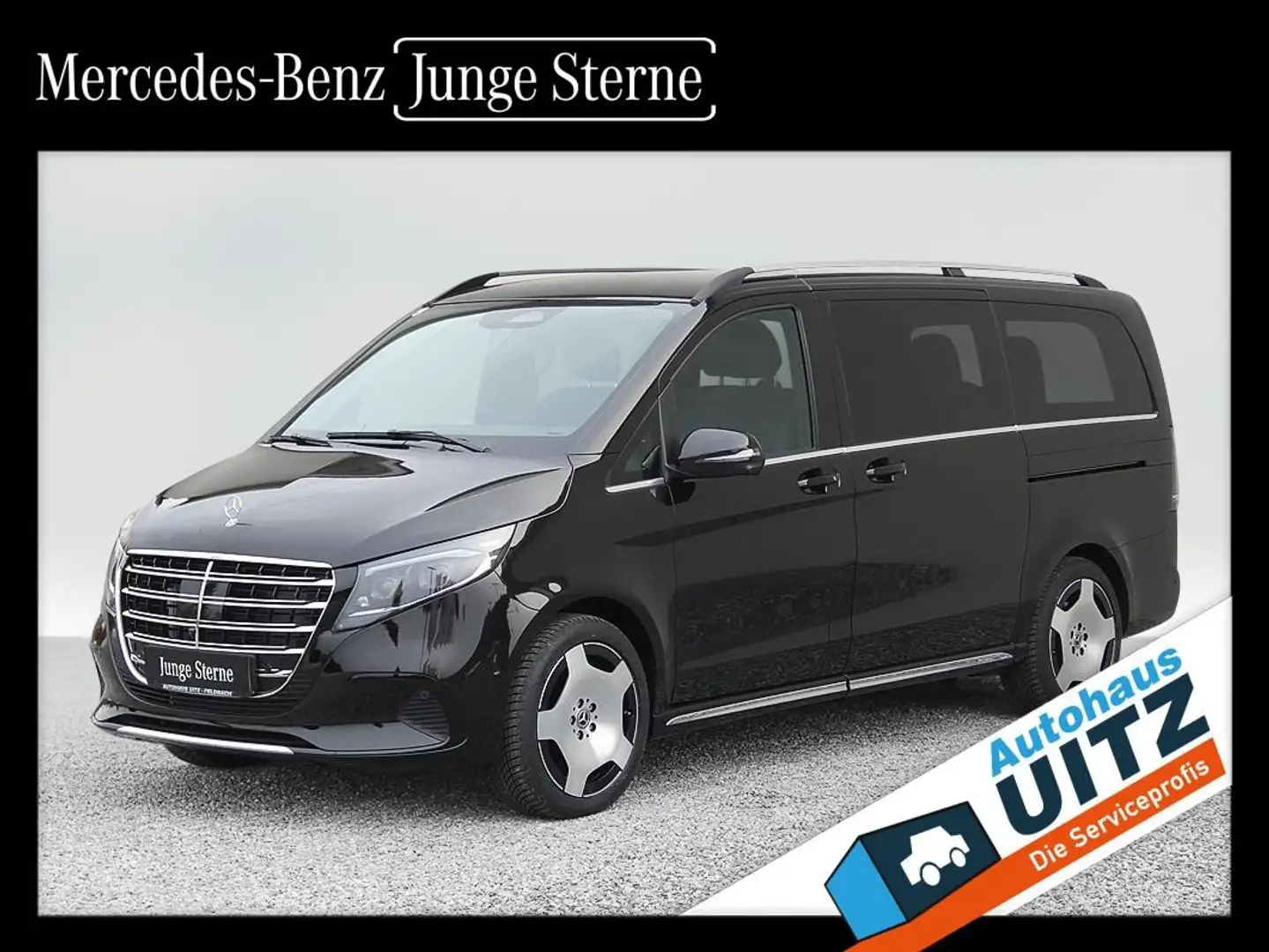 Mercedes-Benz V 300 d 4MATIC EXCLUSIVE +AIR+BURM+AHK+PANO Schwarz - 1