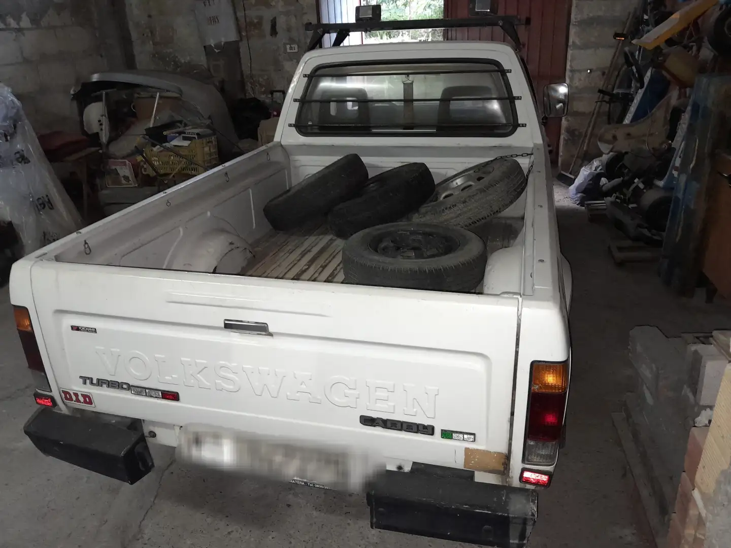 Volkswagen Caddy Pick-up (1ª serie - anno 1989) Белый - 2
