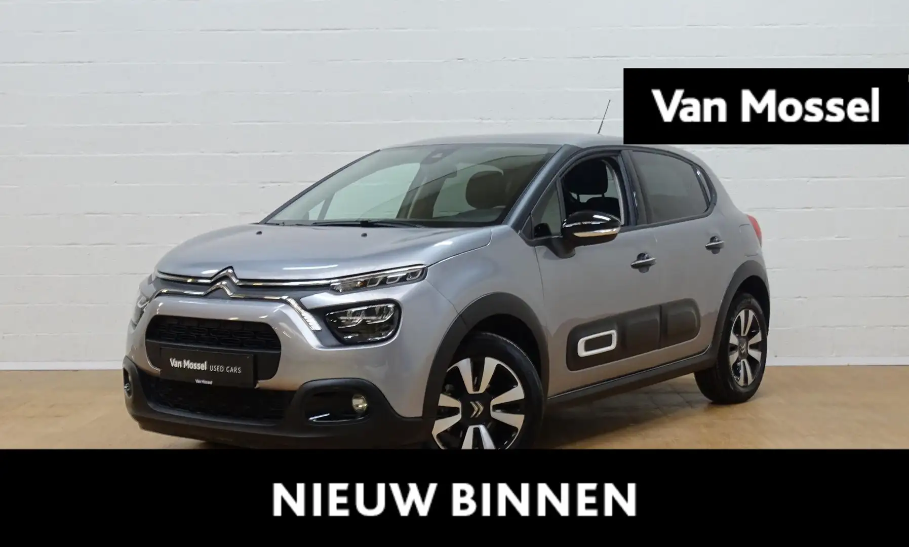 Citroen C3 1.2T Max+gps+camera+parkeerhulp achteraan Gris - 1