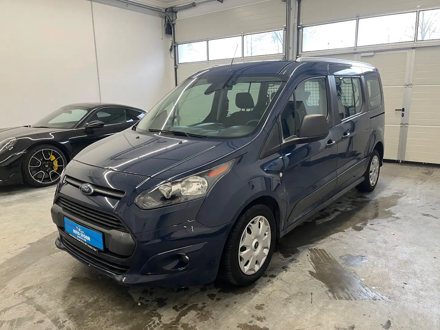 Ford Transit Connect Kombi 1.5 TDCi (L2) lang Trend*R-KAM*AHK*1-HA* Albastru - 1