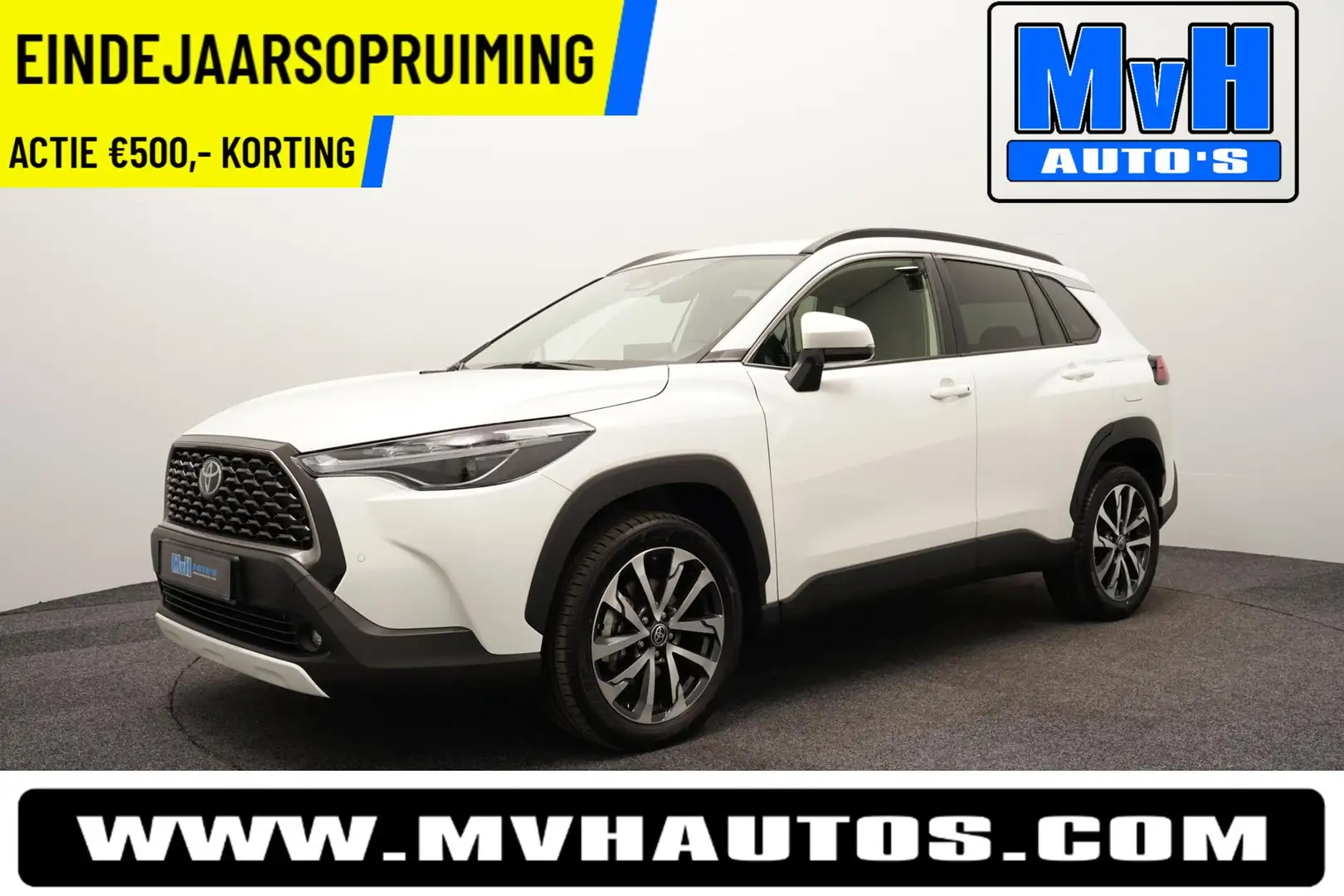 Toyota Corolla Cross Hybrid 140 Style|LUXE!|STOEL/STUUR.VERW Wit - 1