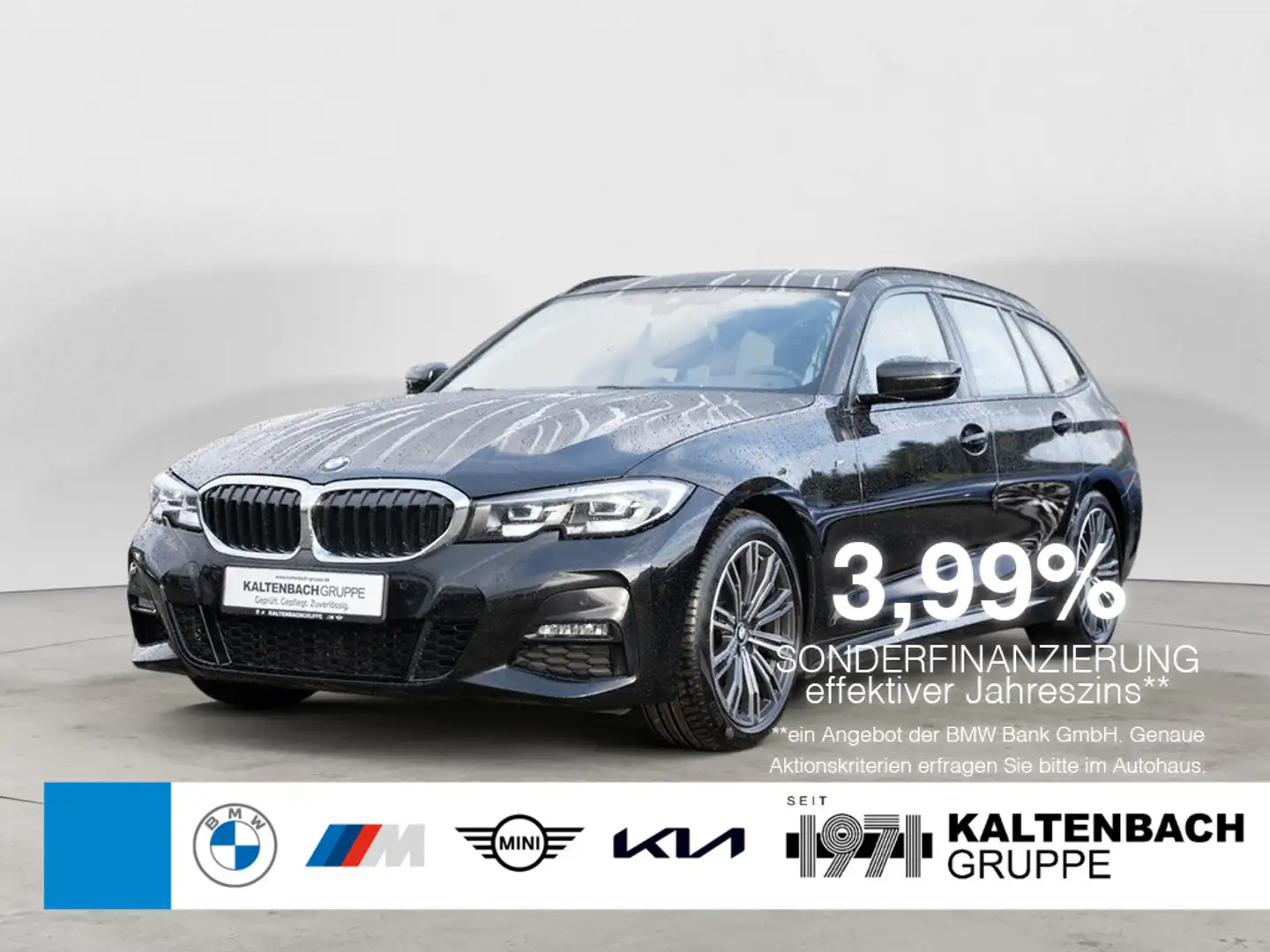 BMW 320 d Touring M-Sport PANO LED NAVI SHZ PDC Schwarz - 1