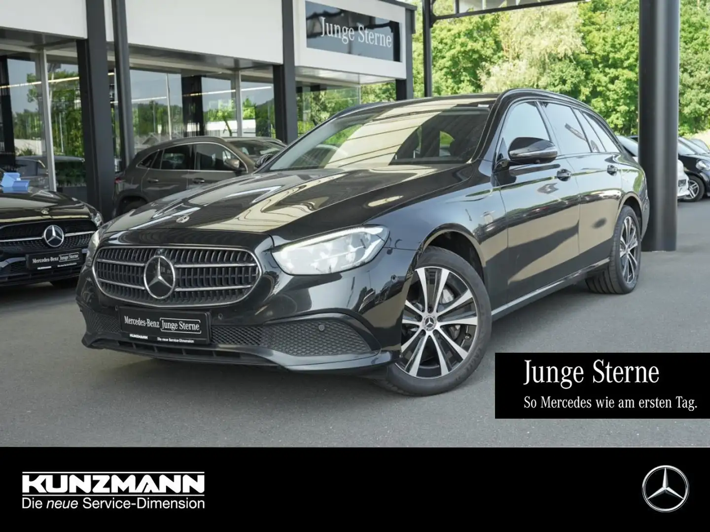 Mercedes-Benz E 300 de 4M T Avantgarde Night Distronic+ AHK Schwarz - 1