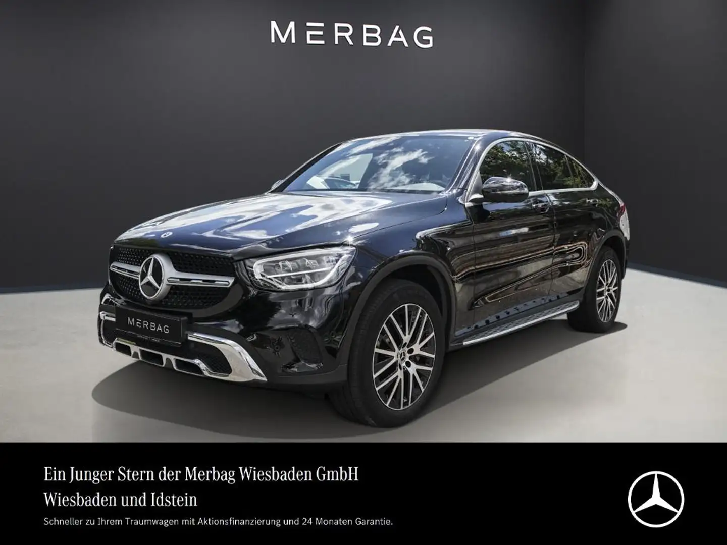 Mercedes-Benz GLC 300 de 4M COUPE EXCLUSIVE MBUX AHK KAMERA Schwarz - 1