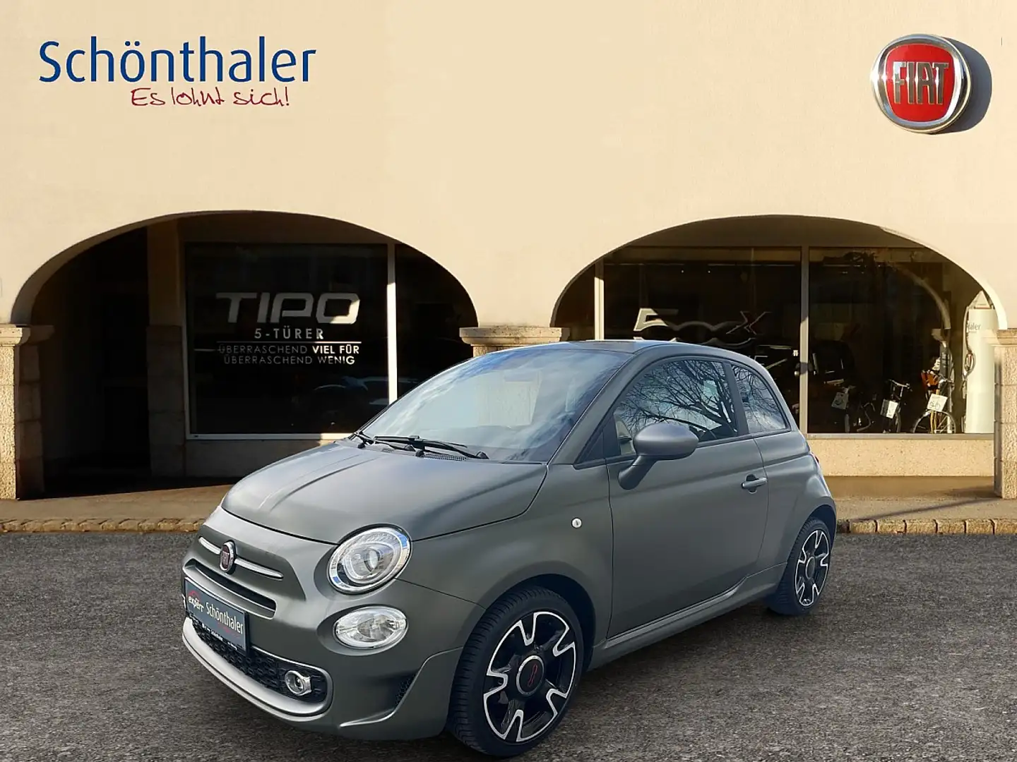 Fiat 500 1,2 69 S Dualogic Grün - 1