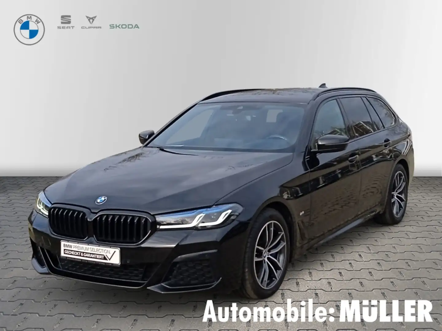 BMW 520 d xDrive Tour. MSPORT+RFK+HUD+LASERLICHT+PARKASS. Schwarz - 1