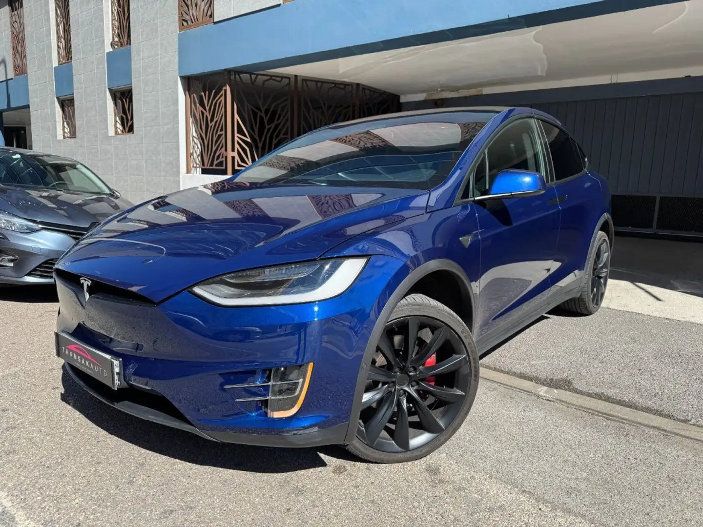 Tesla Model X 90D Dual Motor 525 CV Auto-pilote amélioré Bleu - 1