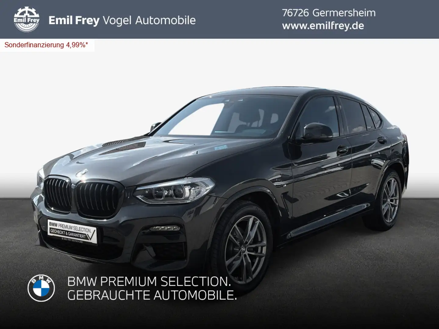 BMW X4 X4 xDrive20d Aut. M Sport *Navi*SHZ* Grau - 1