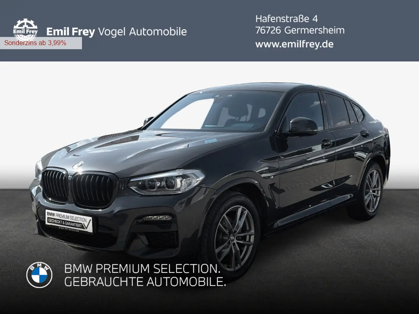 BMW X4 X4 xDrive20d Aut. M Sport *Navi*SHZ* Gris - 1