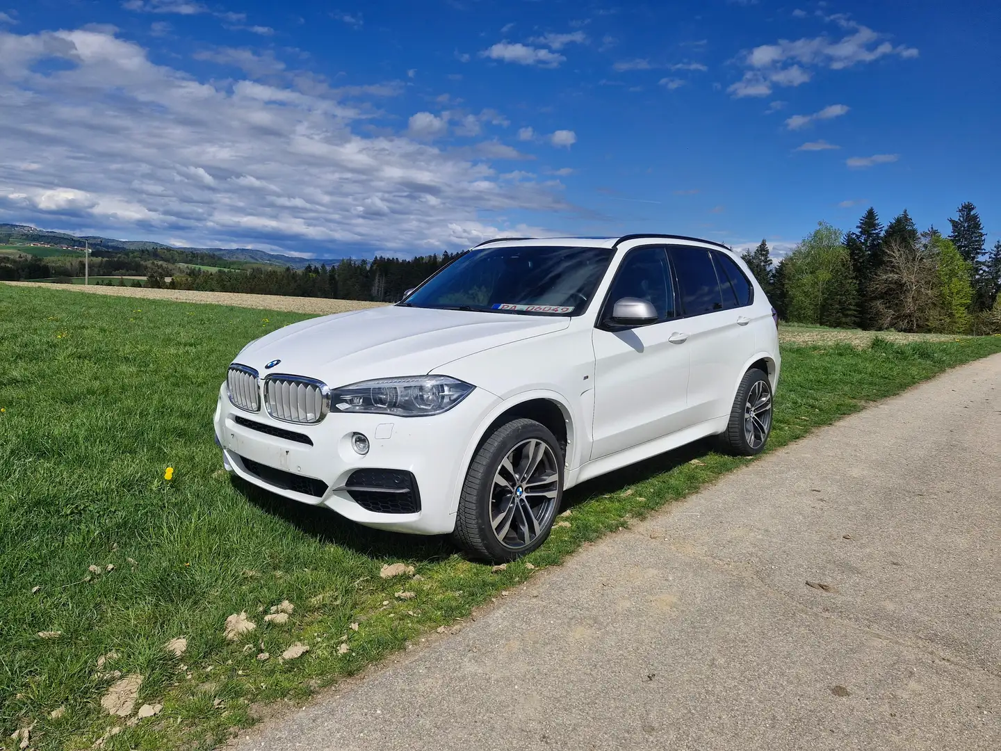 BMW X5 M X5 Diesel M50d Sport-Aut. Blanc - 1