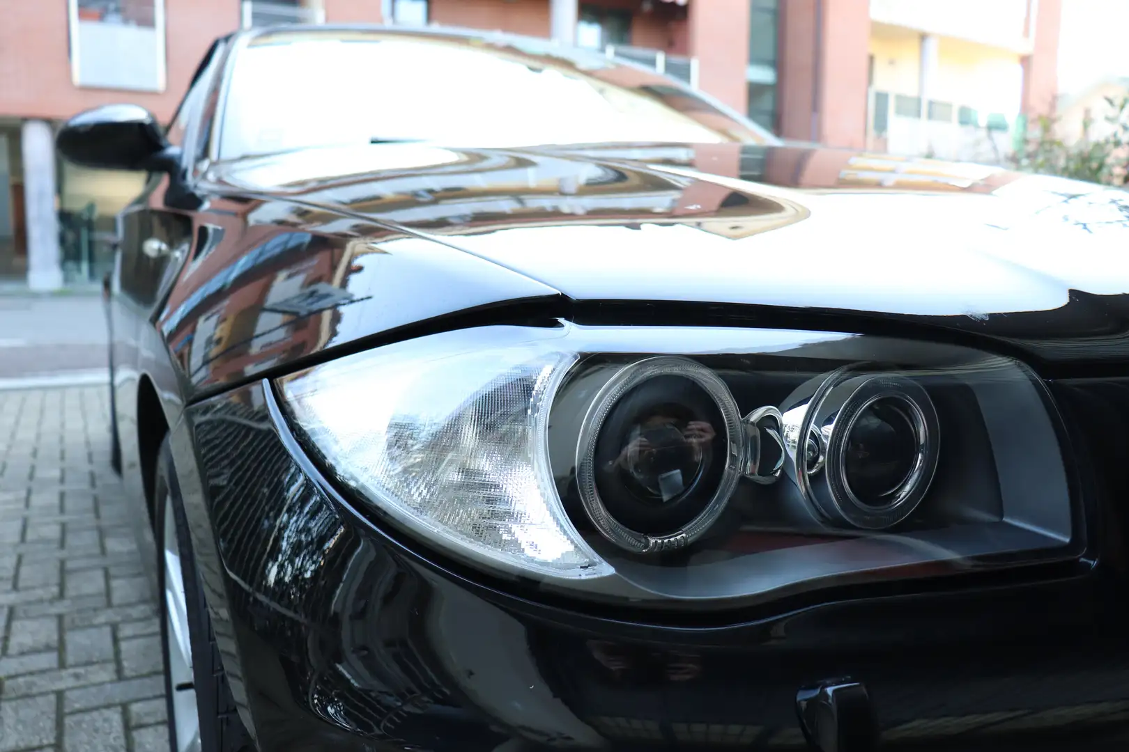 BMW 120 120I CABRIO FUTURA AUTOMATICA+BIXENO+S.PARCHEGGIO Zwart - 2