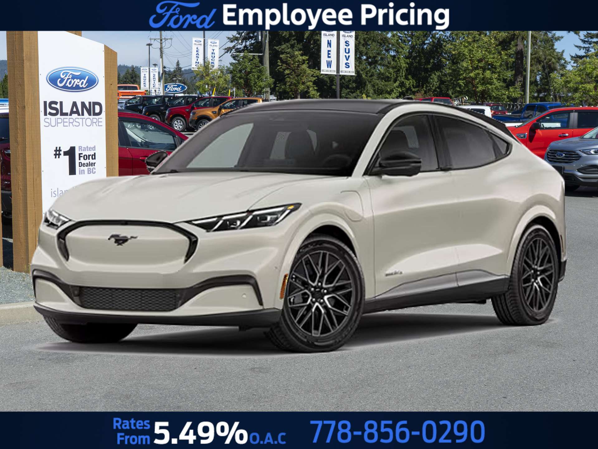 White 2026 Ford Mustang Mach-E SUV / Crossover All-Wheel Drive 1-Speed Automatic