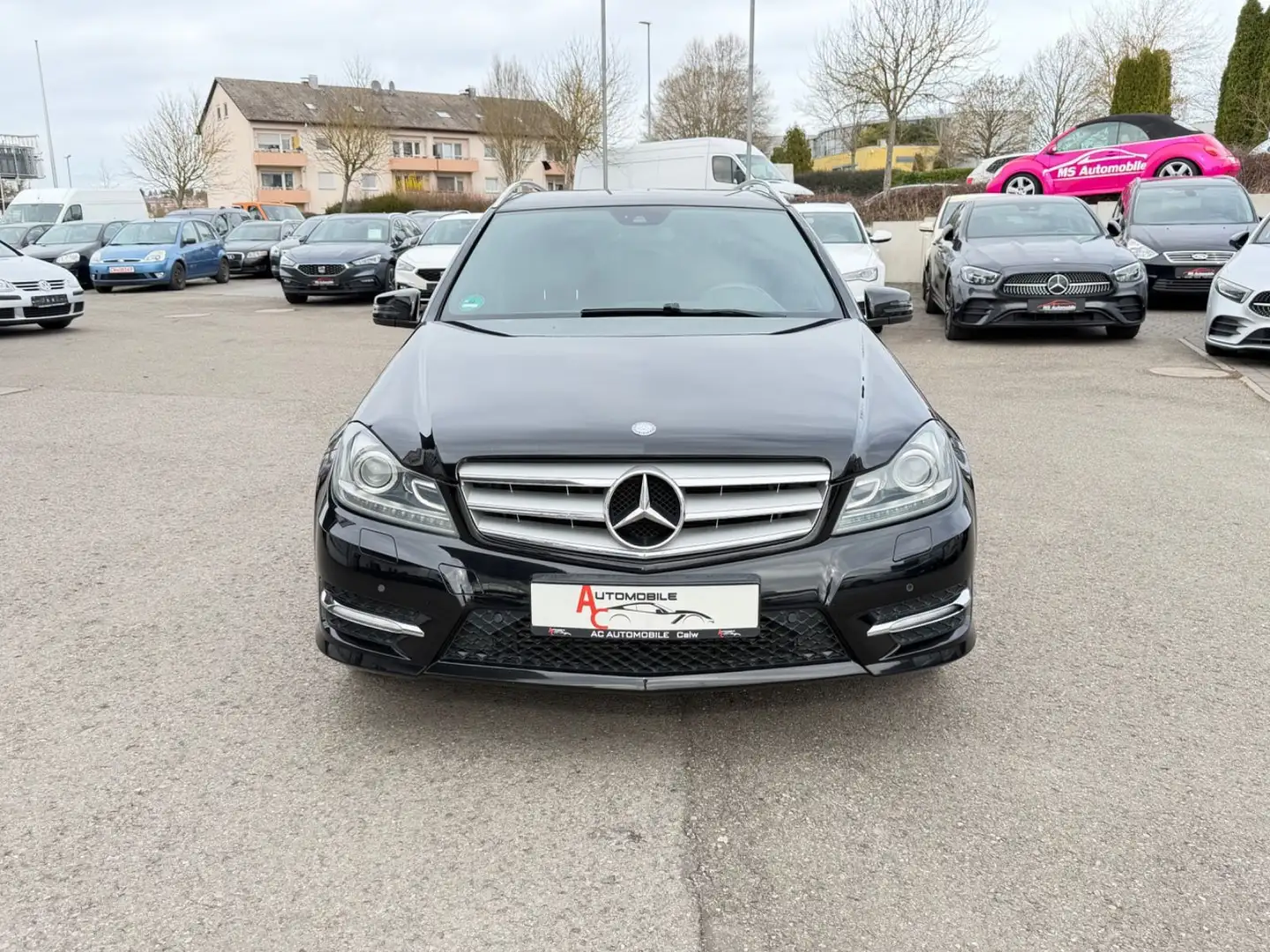 Mercedes-Benz C 250 T *AMG Line* Automatik Navi_AHK_Xenon_PDC Schwarz - 2