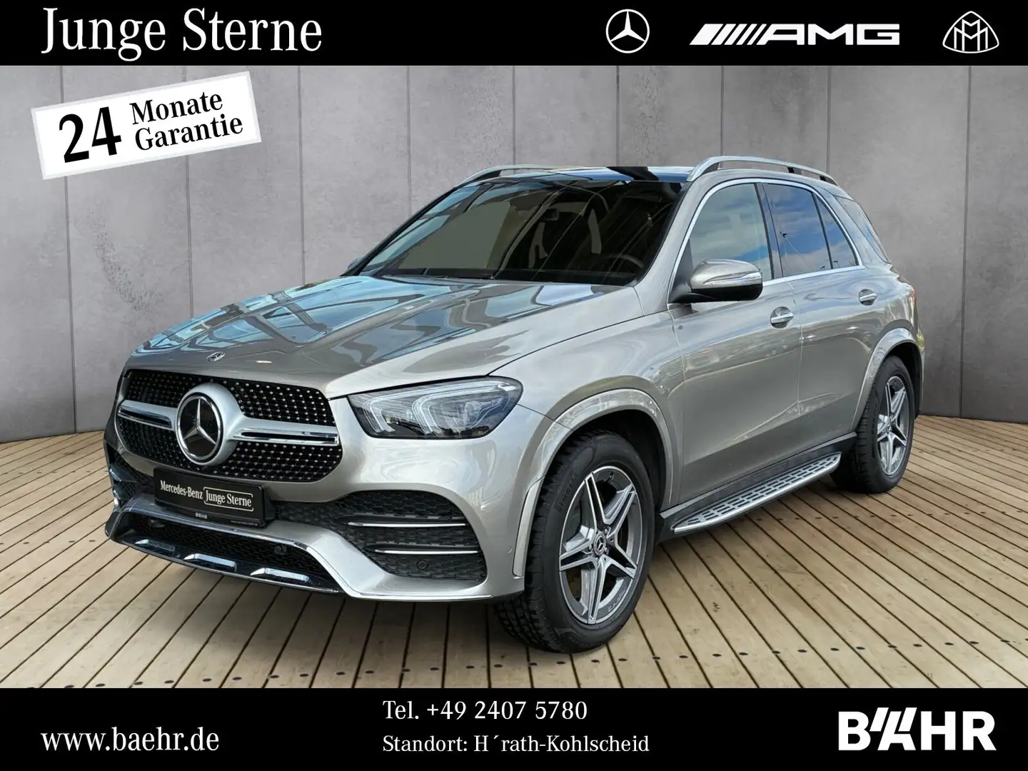 Mercedes-Benz GLE 450 GLE 450 4M AMG/Airmatic/Pano/AHK/Distronic/360° Silber - 1