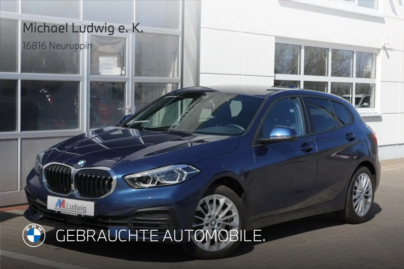 BMW 118 i Advantage Head-Up HK HiFi DAB LED WLAN Shz Blau - 1