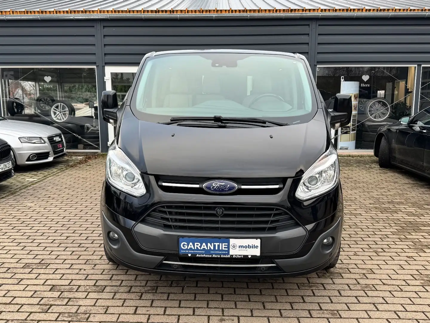 Ford Tourneo Custom *Lang L2*Garantie*MwSt*AHK*R-Cam* Schwarz - 2