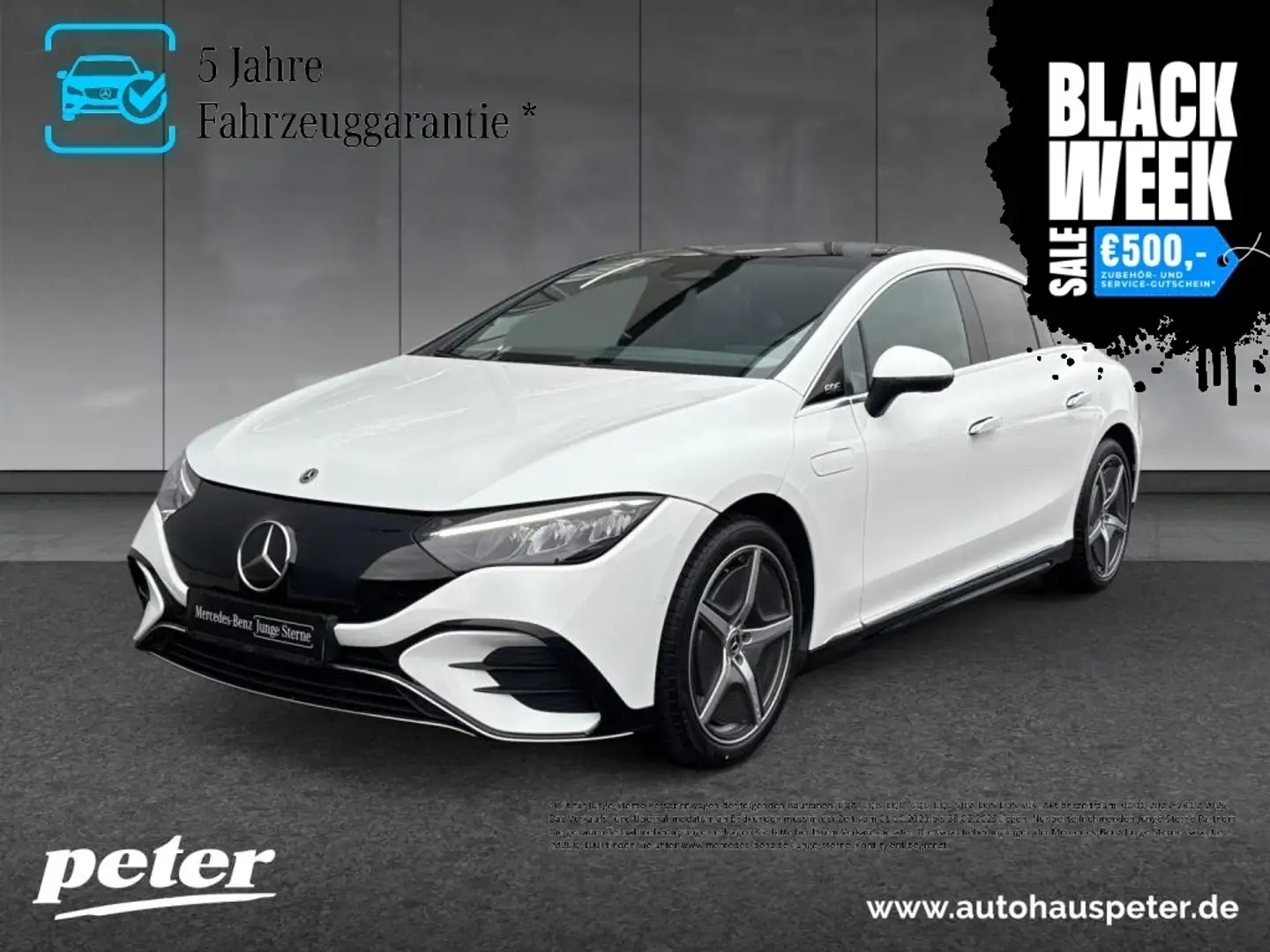 Mercedes-Benz EQE 300 AMG/20"/LED/Panorama-SD/Memory-P./Kamera Weiß - 1