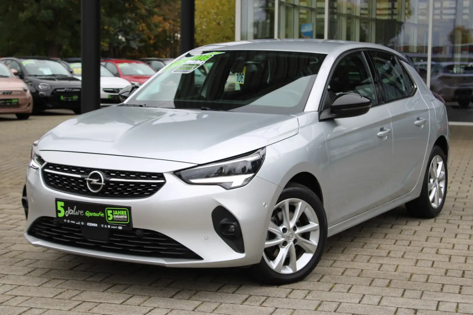 Opel Corsa 1.2 Turbo ELEGANCE LED+SHZ+Winterp.+Kam. Silber - 2