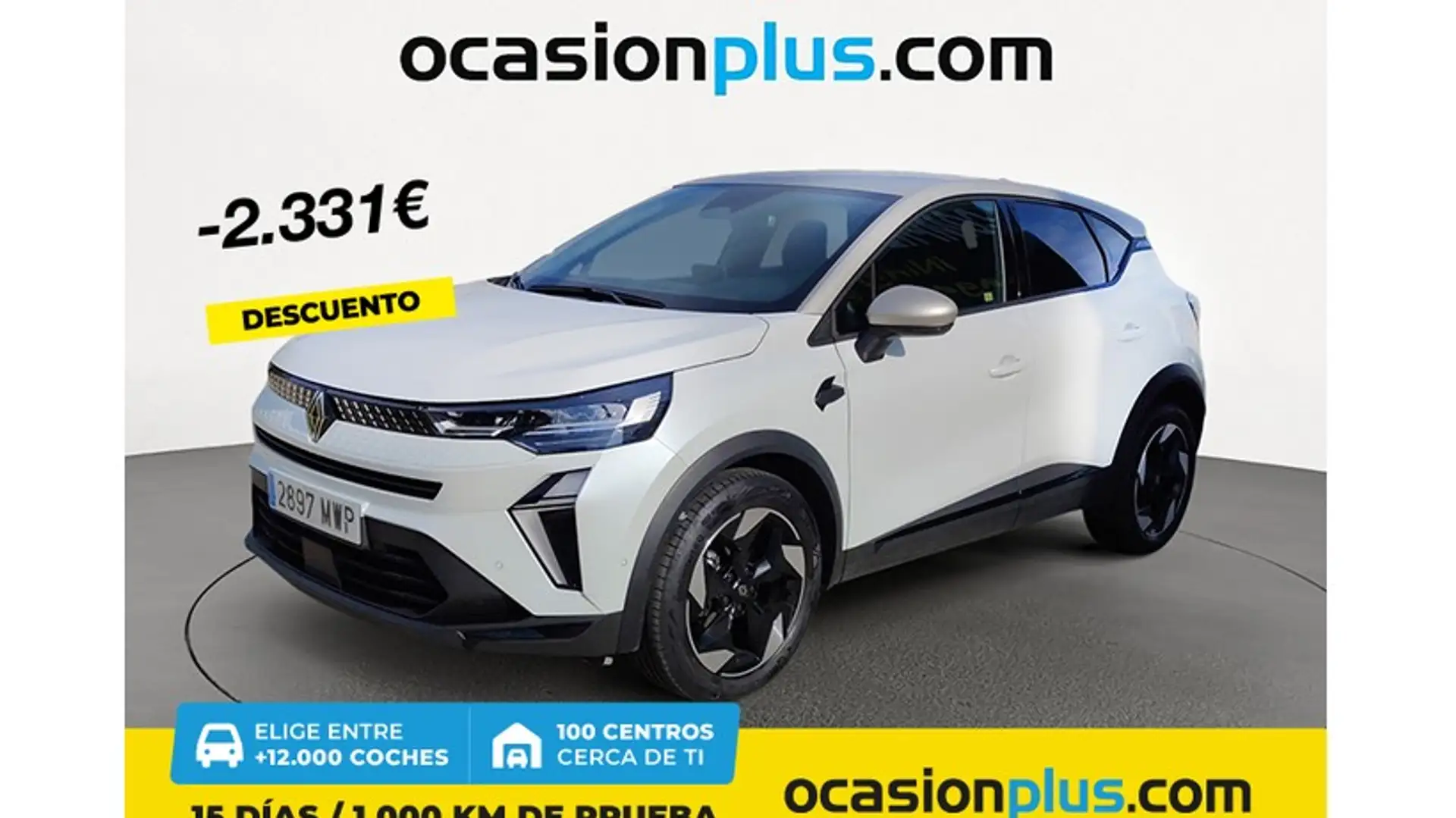 Renault Captur TCe GPF Micro Híbrido Techno EDC 117kW Blanco - 1