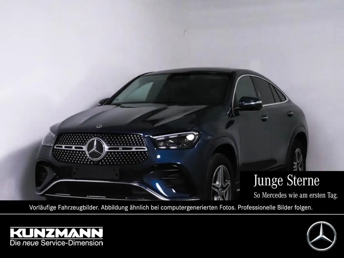 Mercedes-Benz GLE 450 d 4M Coupé AMG Panorama Distronic 360° Blau - 1