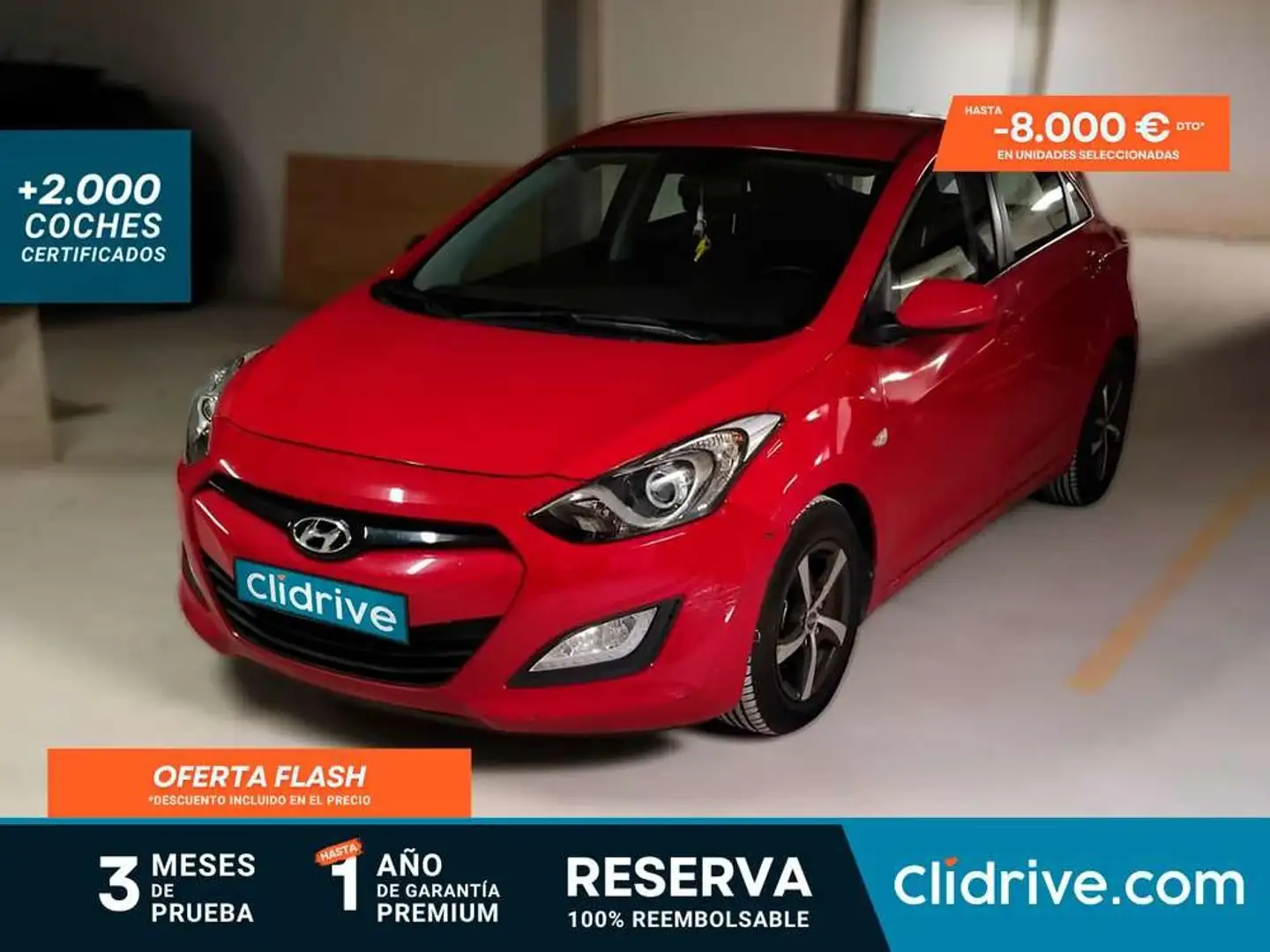 Hyundai i30 1.4CRDi Tecno S Sky Rojo - 1