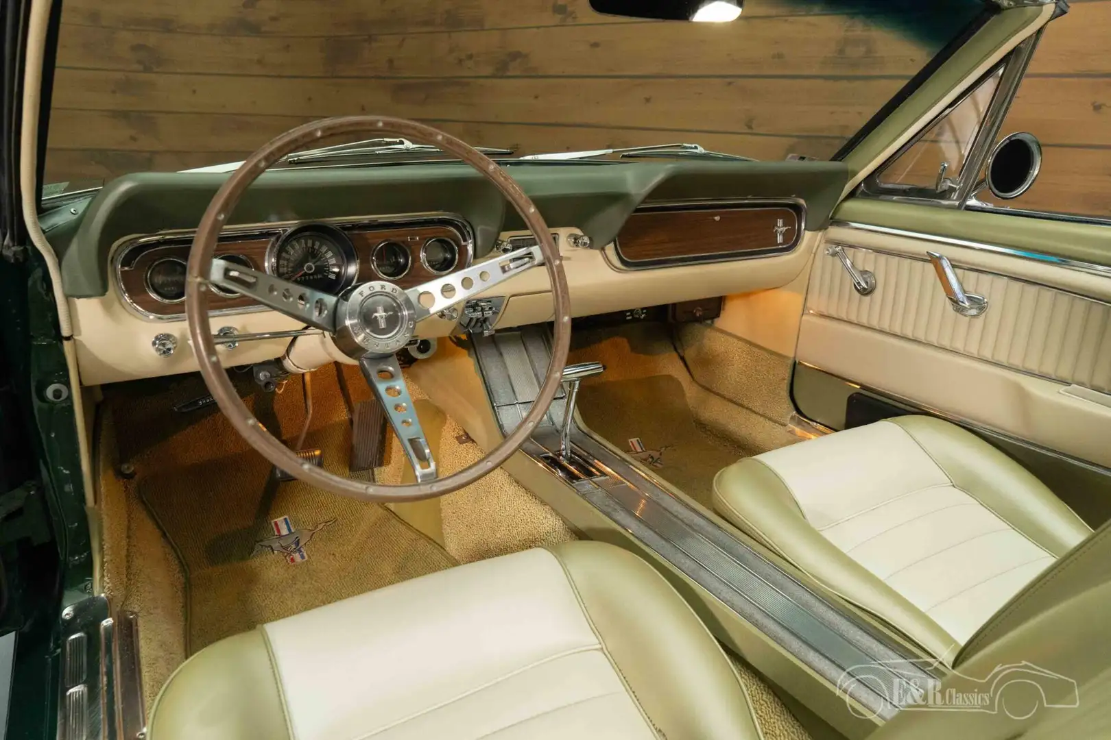 Ford Mustang Cabrio | Gerestaureerd | Zeer goede staat | 1966 Groen - 2
