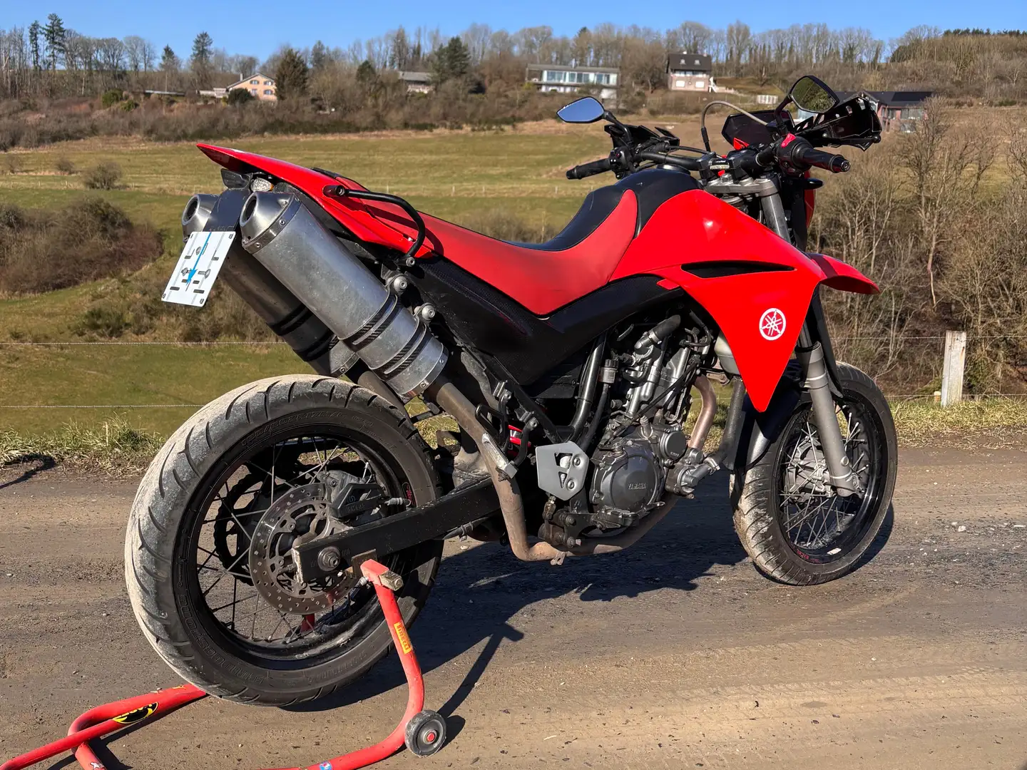 Yamaha XT 660 Supermotard Rouge - 1