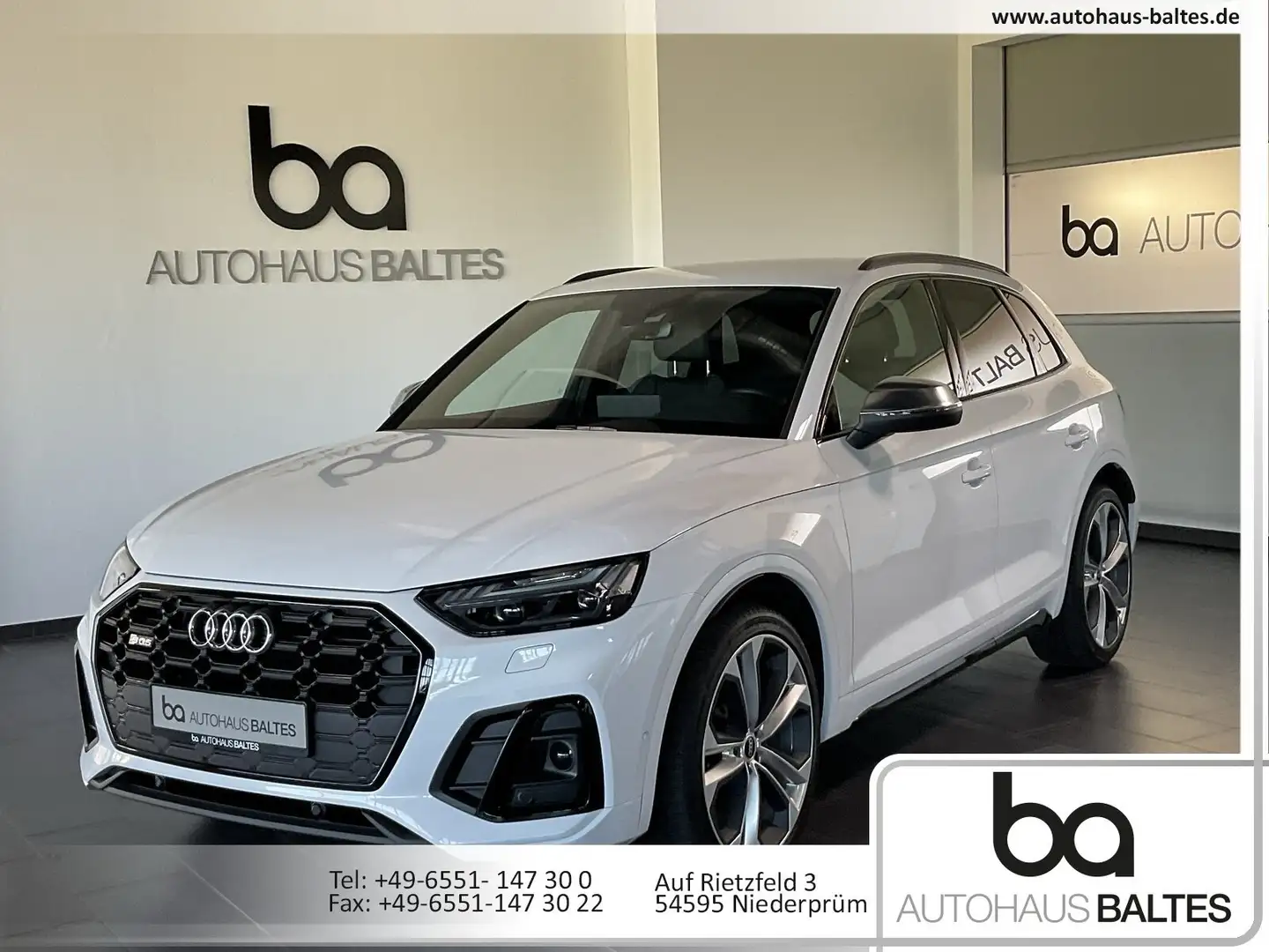 Audi SQ5 SQ5 3.0 TDI quattro 21/Matrix/Navi/Kam/Smart/AHK White - 1