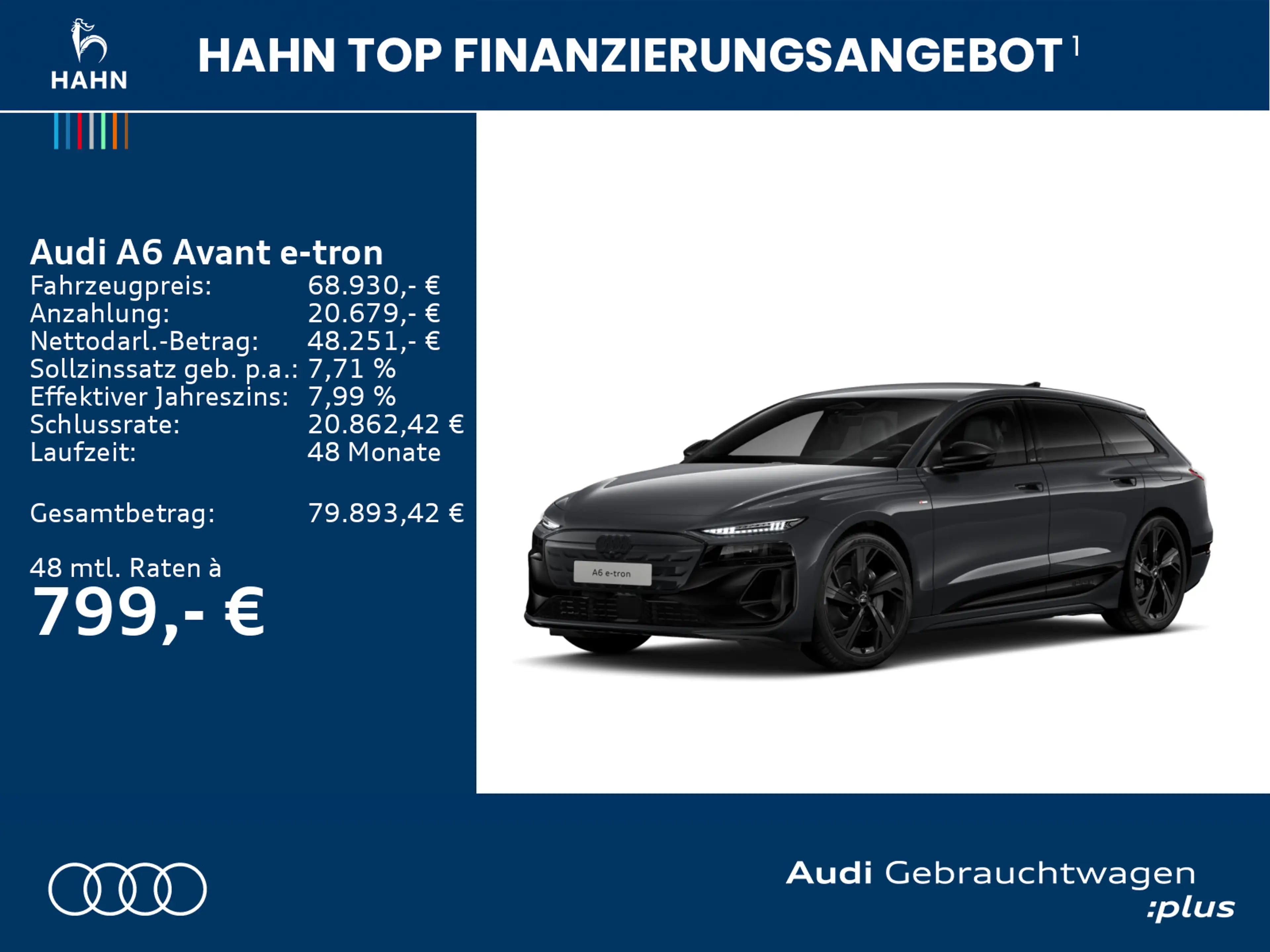 Audi A6 e-tron performance Matrix AHK 360° Luft — photo 2