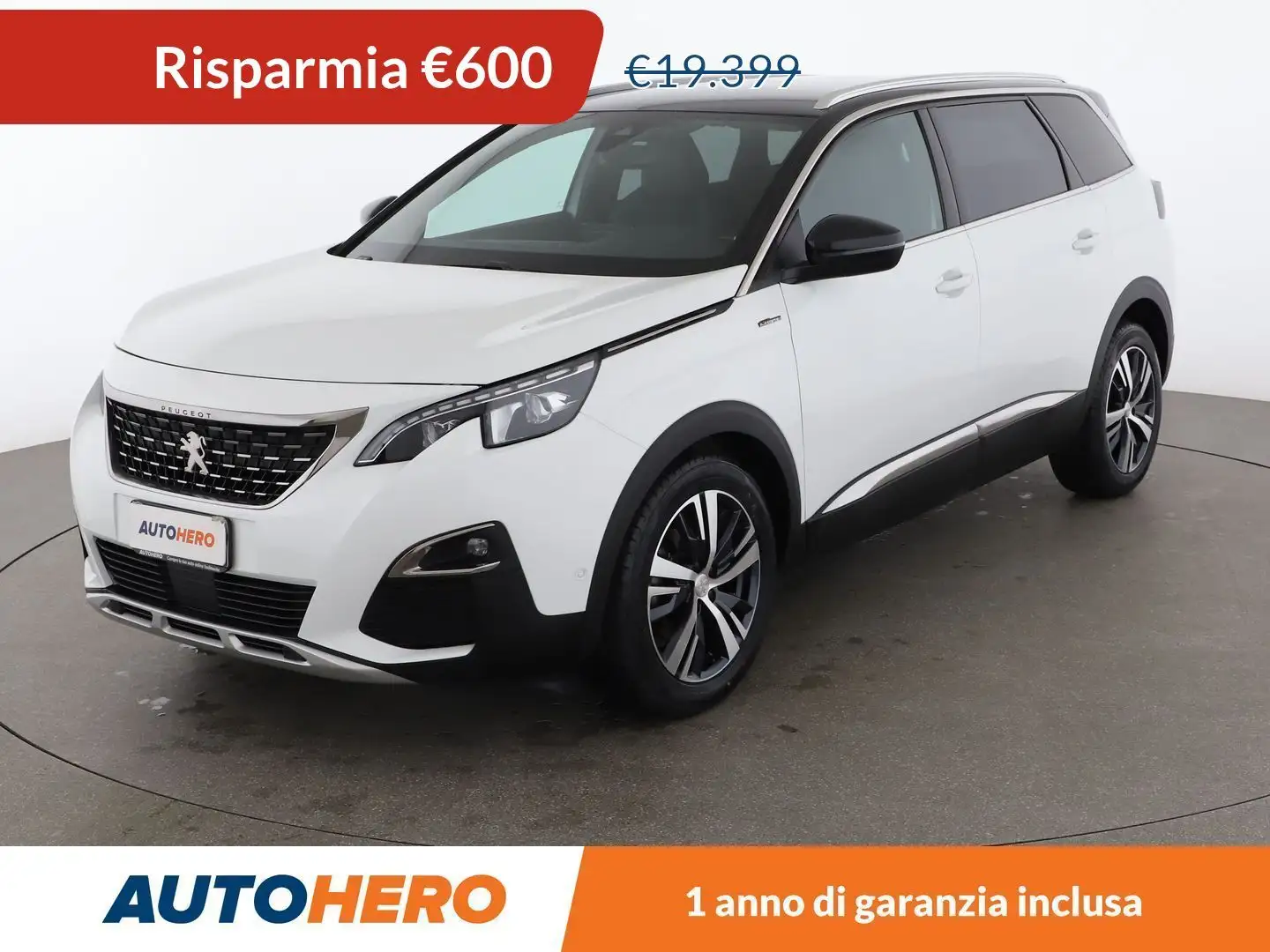 Peugeot 5008 1.5 Blue-HDi GT Line Bianco - 1
