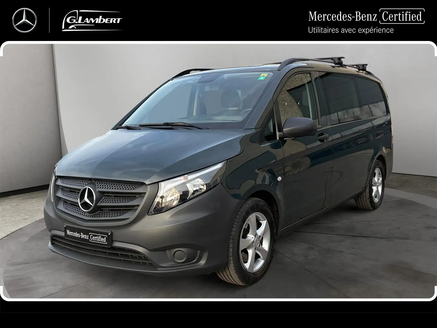 Mercedes-Benz Vito (448) 124 CDI Mixto L2 SELECT 9G-TRONIC Vert - 1