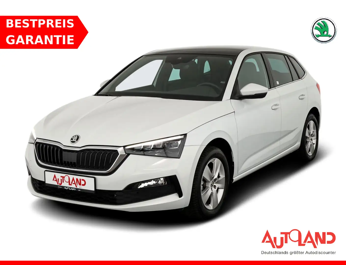 Skoda Scala 1.5 TSI DSG LED Sitzheizung Pano Tempomat Blanc - 1