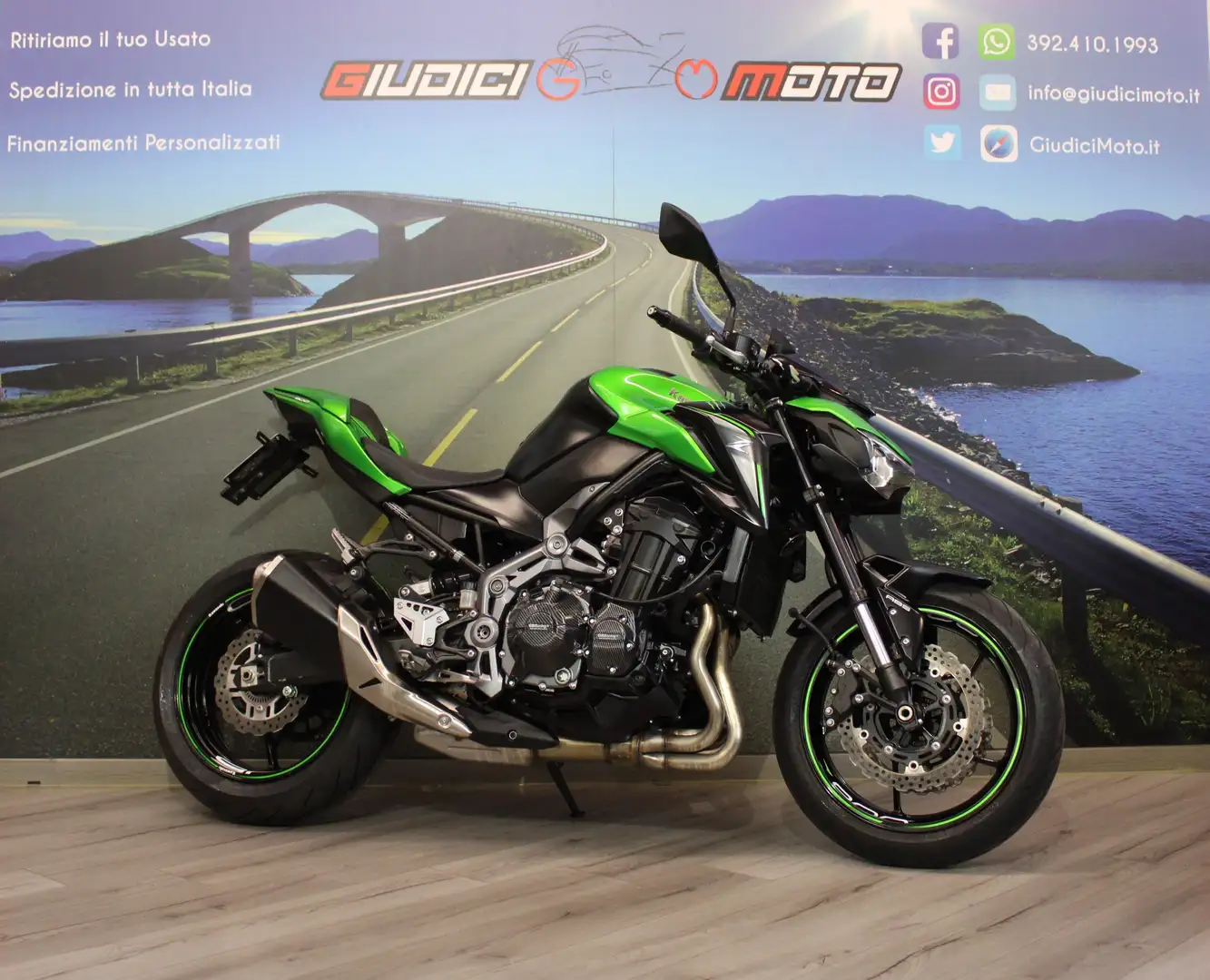Kawasaki Z 900 Abs - 2018 - km 16377 Performance Verde - 1