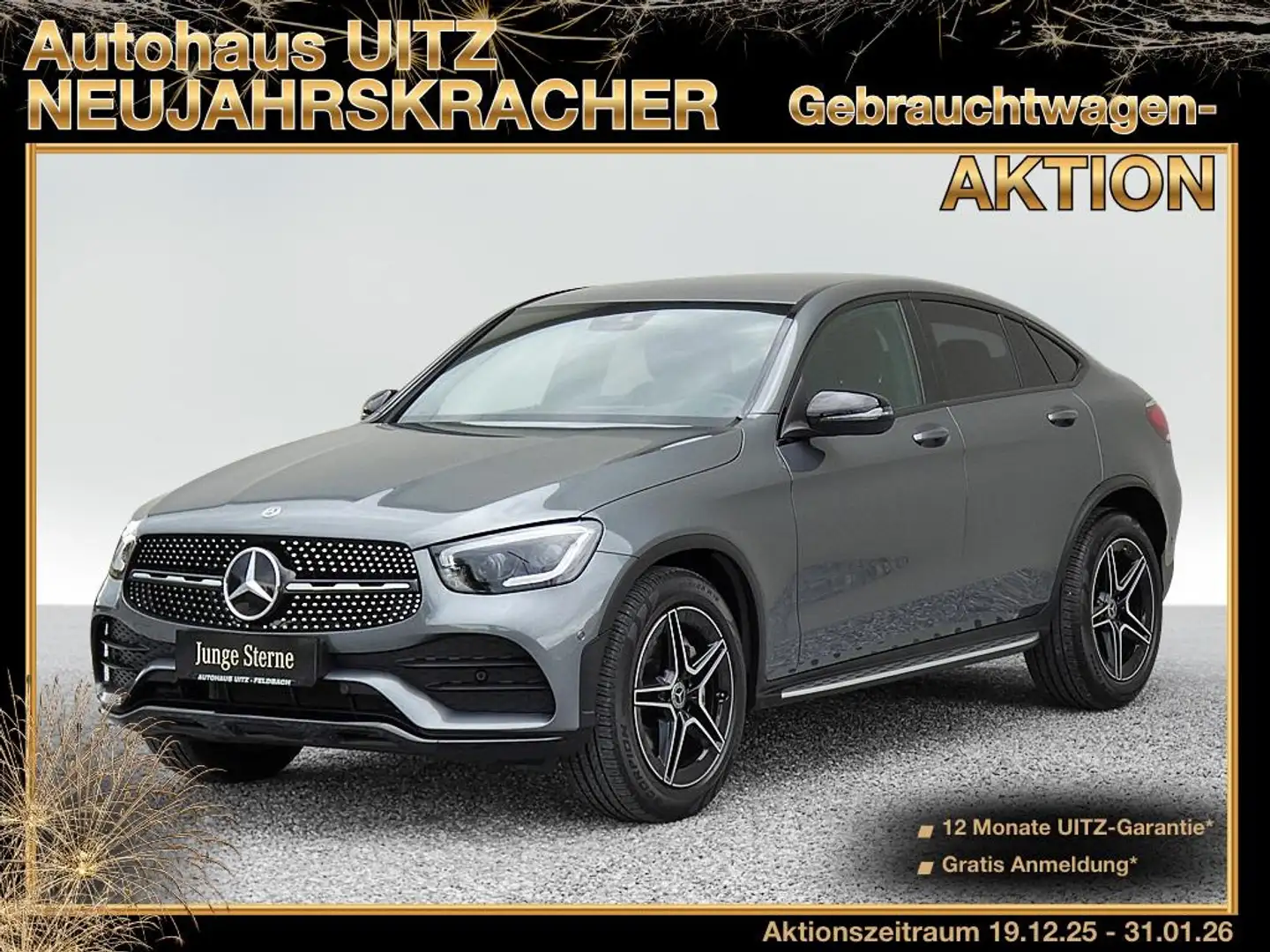 Mercedes-Benz GLC 200 d 4MATIC +AMG+AHK+MBeam+Night+Premium Grau - 1