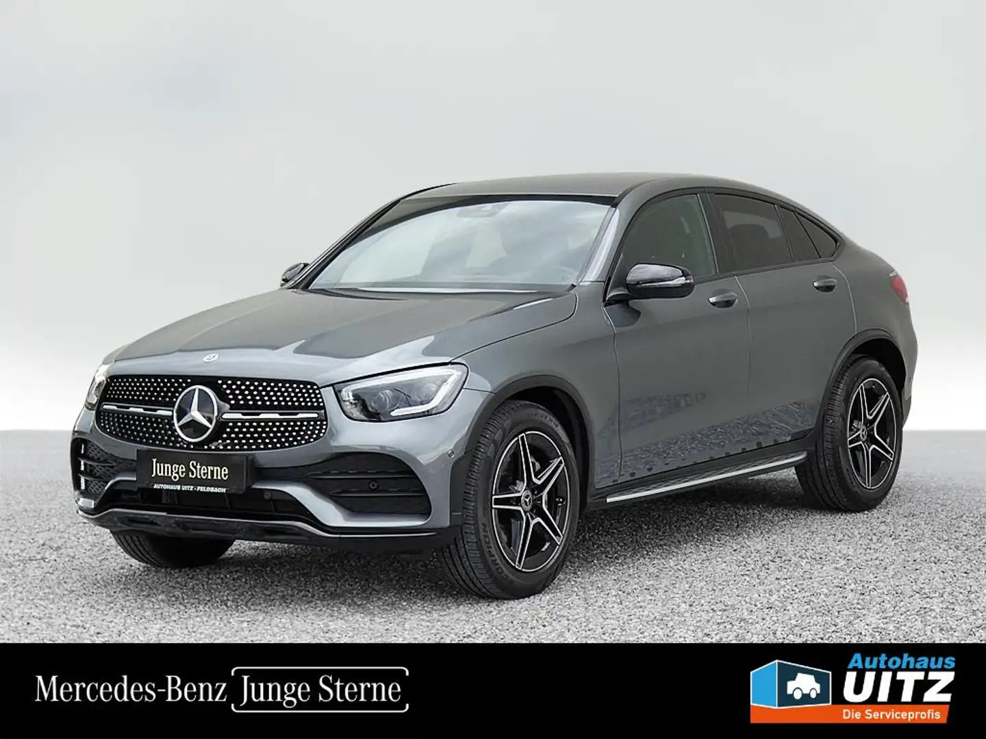 Mercedes-Benz GLC 200 d 4MATIC Coupé +AHK+MBeam+Night+Premium Grau - 1