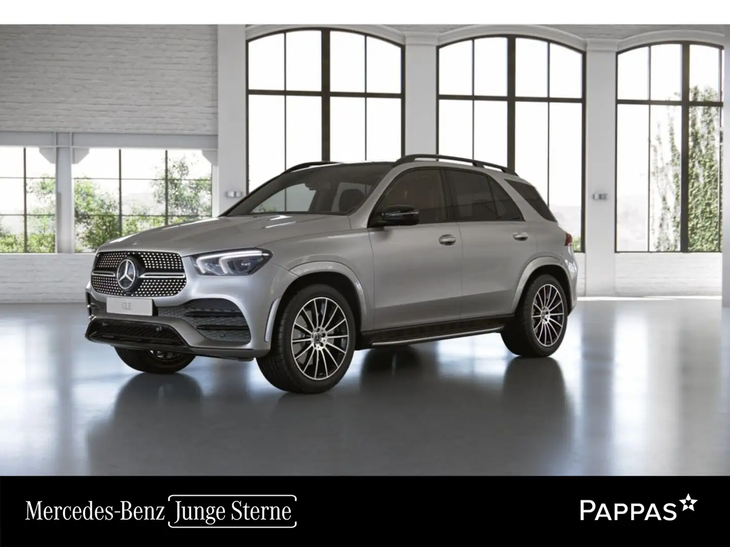 Mercedes-Benz GLE 350 d 4MATIC Distr PTS Navi Pano HUD Cam LED Silber - 1