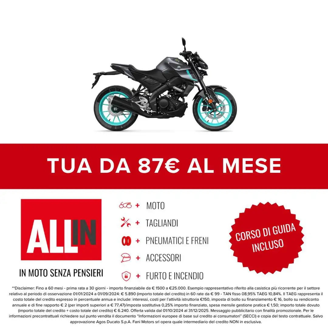 Yamaha MT-125 MT125 Gri - 2