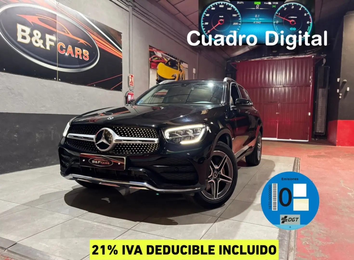 Mercedes-Benz GLC 300 300de 4Matic 9G-Tronic Schwarz - 1